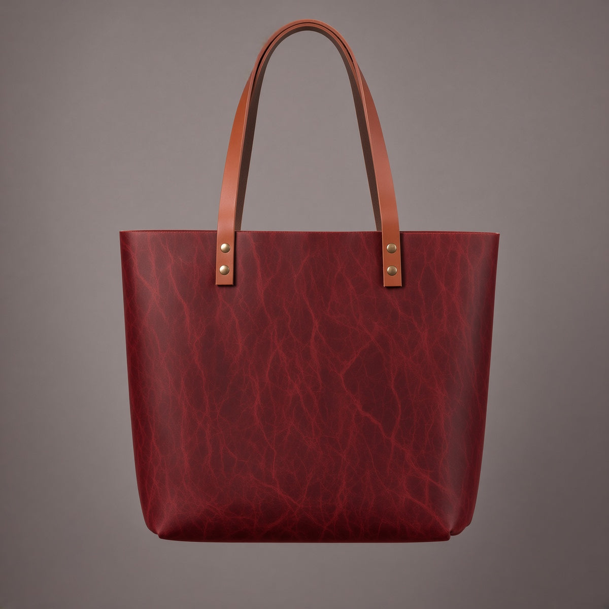 Genuine Leather Tote Bag for Women | Large Shoulder Handbag with Front Pocket