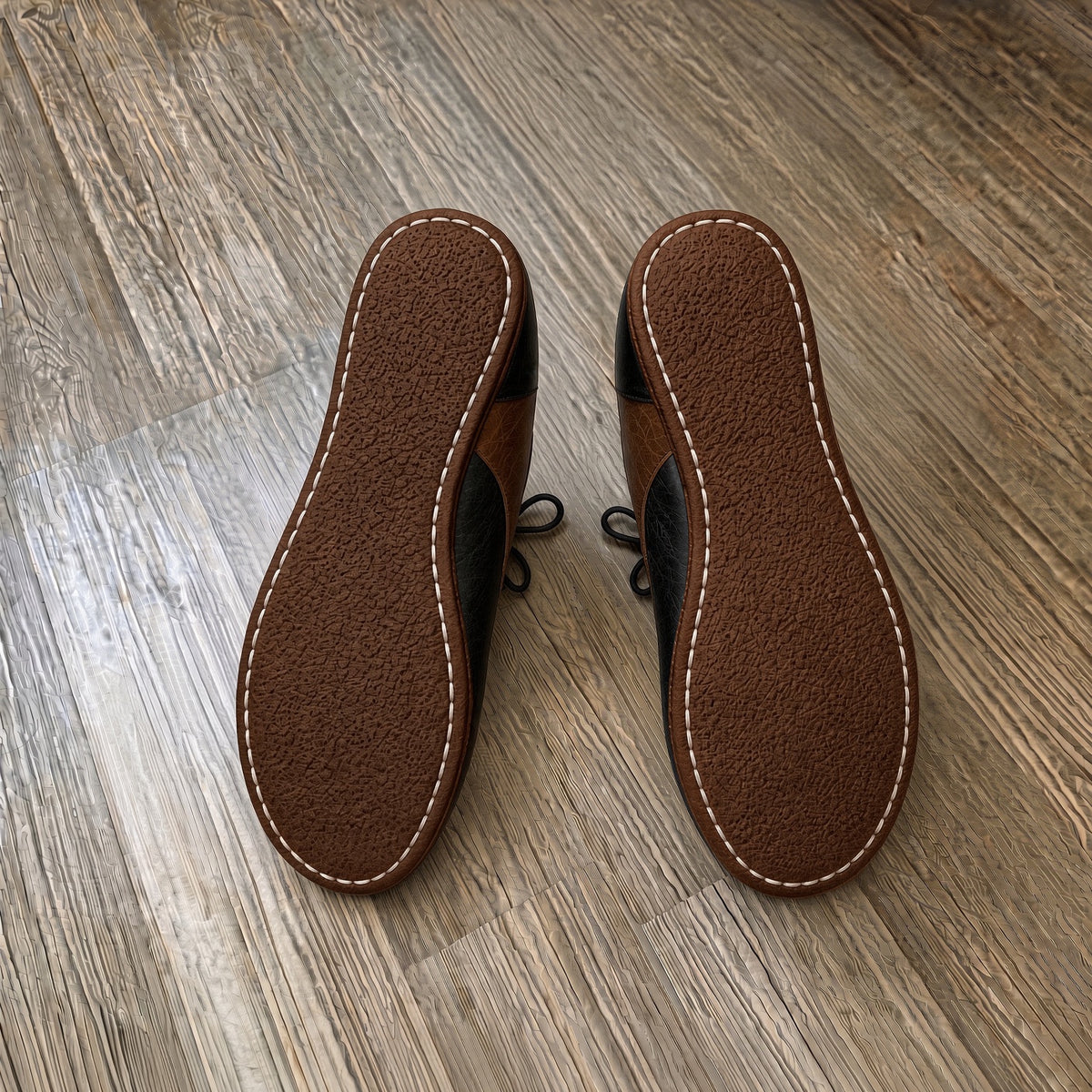 Classic Two-Tone Leather loafers Shoes