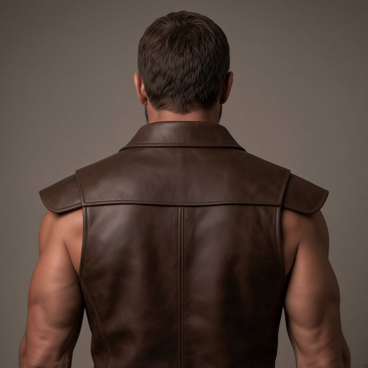Men's Brown Leather Jacket – Vintage Style Premium Leather Outerwear