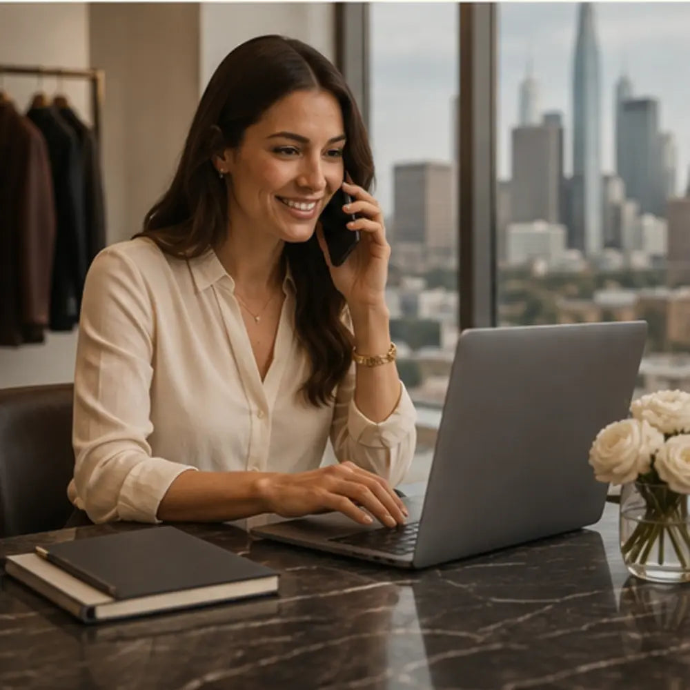 Wolfoco customer support specialist assisting an order