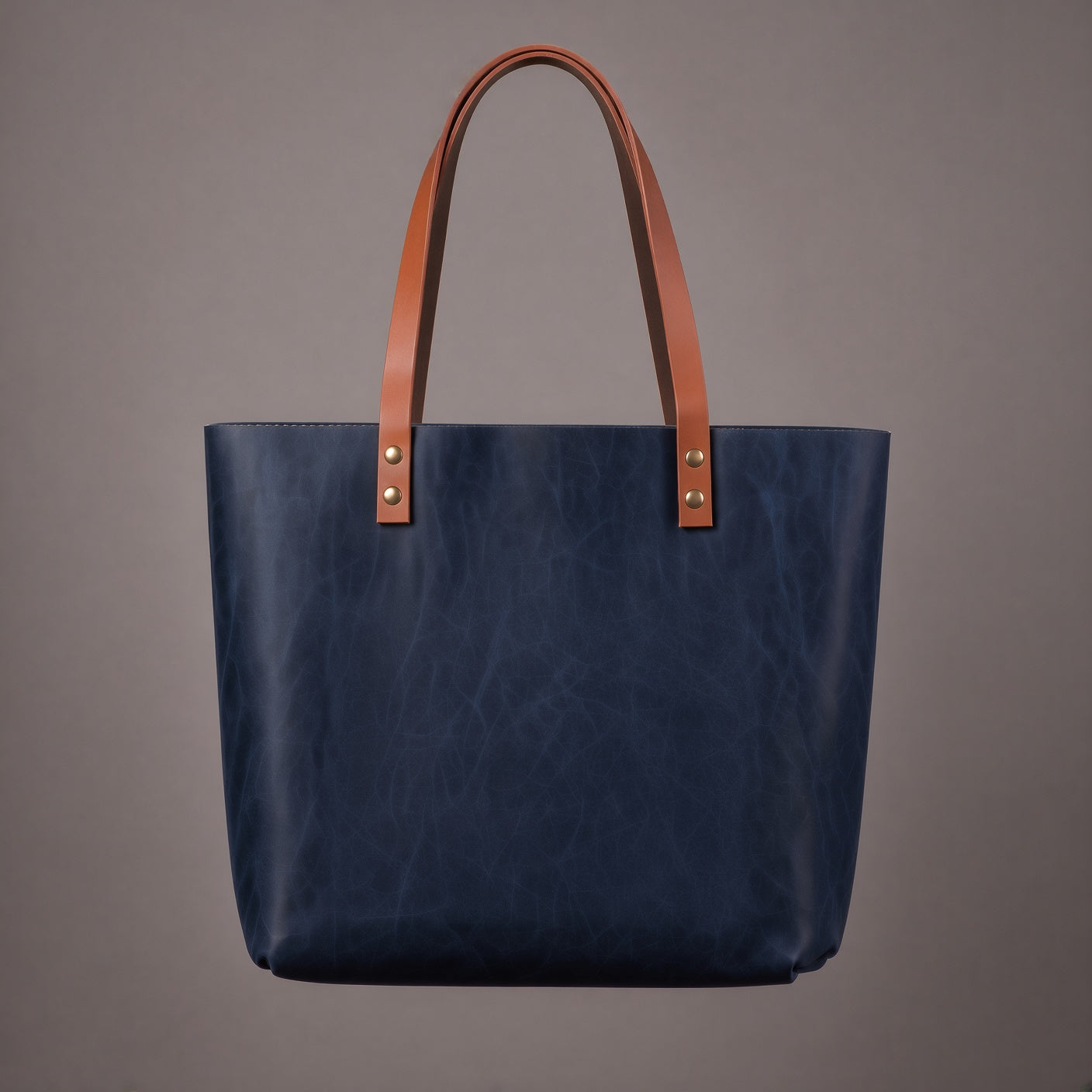 Genuine Leather Tote Bag for Women | Large Shoulder Handbag with Front Pocket
