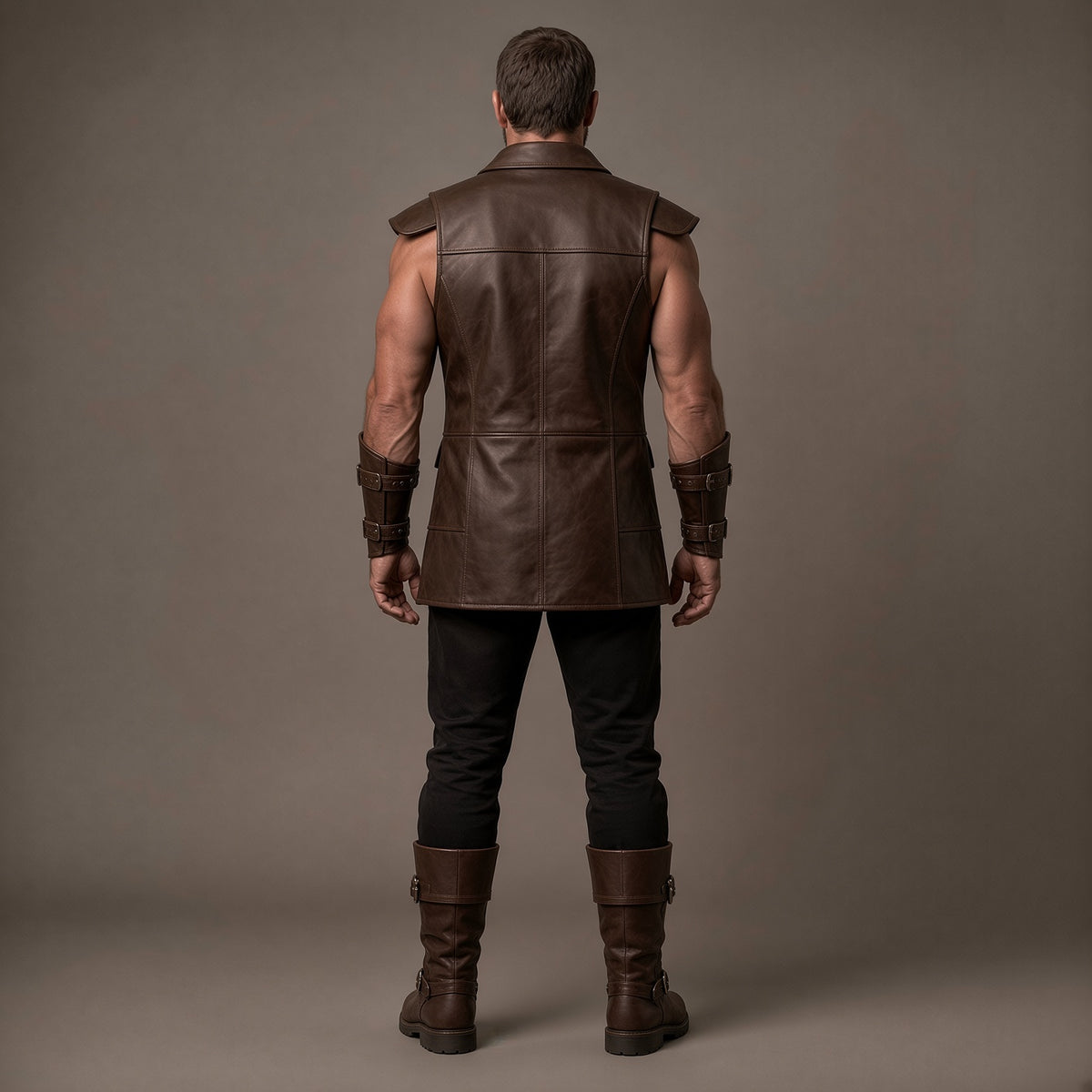 Men's Brown Leather Jacket – Vintage Style Premium Leather Outerwear