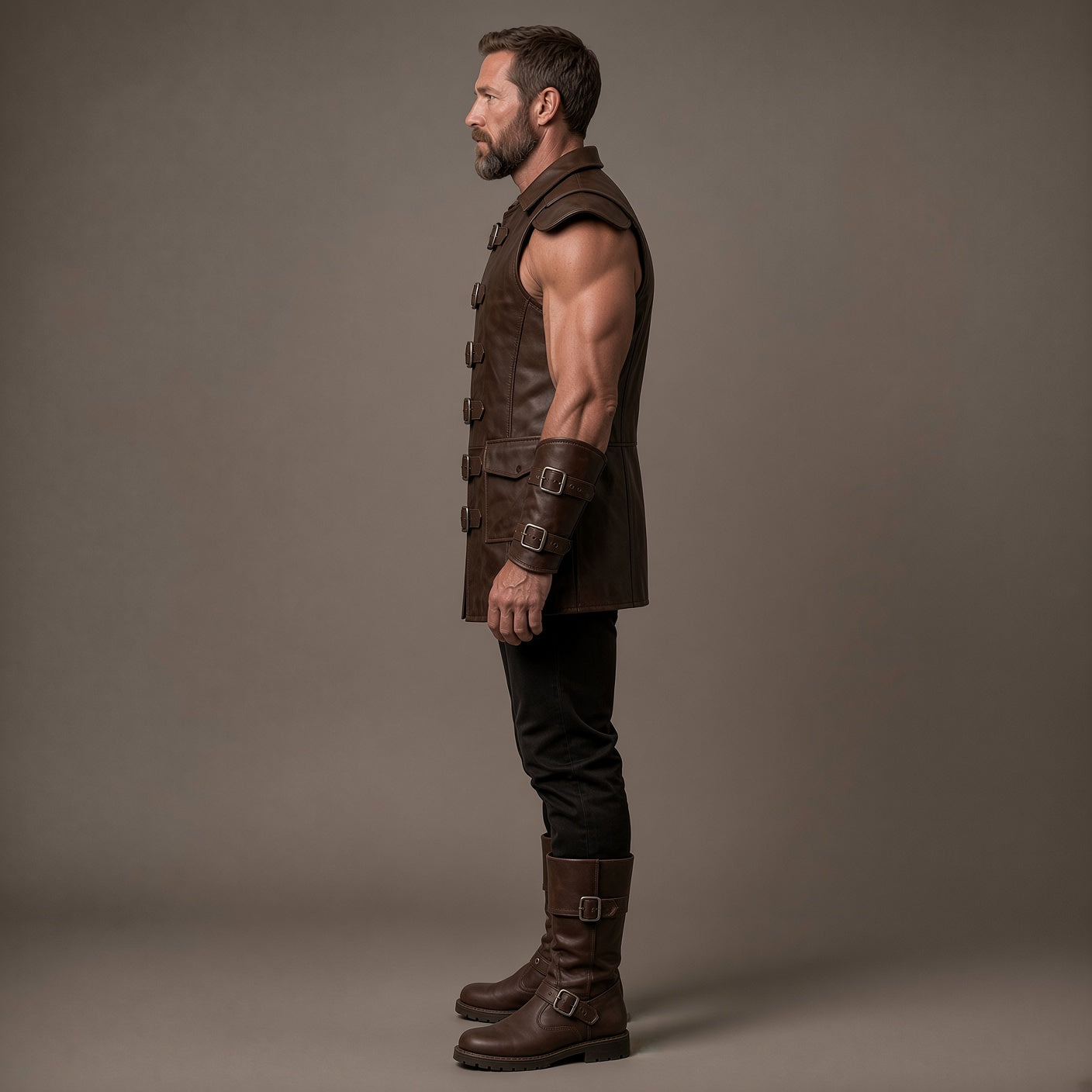 Men's Brown Leather Jacket – Vintage Style Premium Leather Outerwear