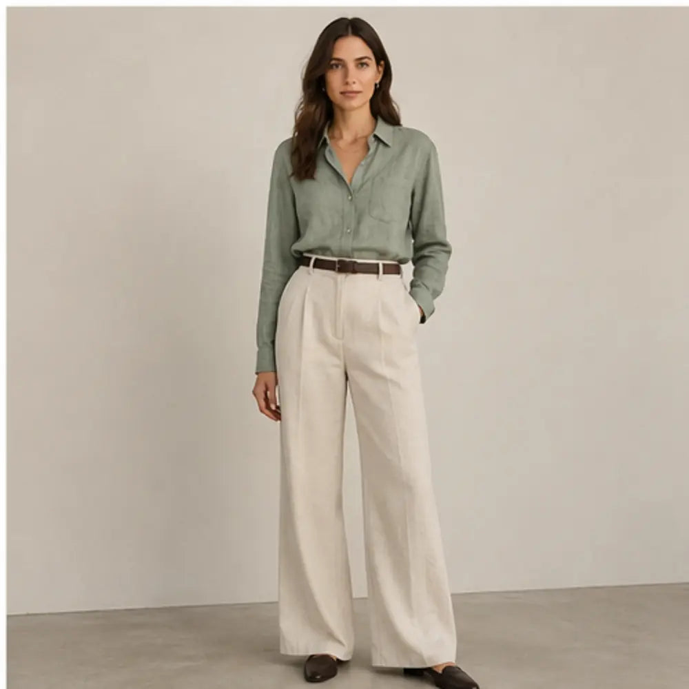 Jade & Stone custom shirt and tailored trouser combination